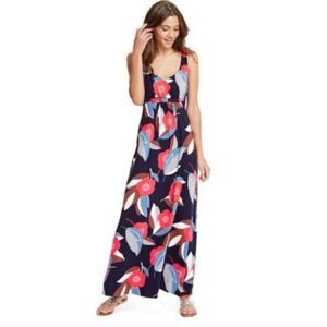 BODEN Navy Floral Jersey Maxi Dress 14L